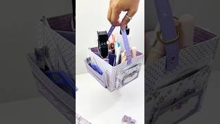 Organizador lavanda con técnica de cartonaje 💜 scrap scrapbooking [upl. by Yhtak]