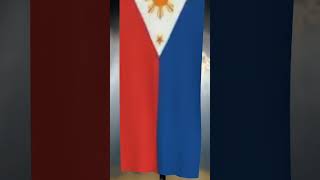 Philippines flag without wind [upl. by Auod]