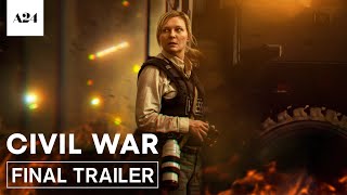 Civil War  Official Trailer 2 HD  A24 [upl. by Annette]