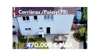 Maison 192m2📍CarrièresPoissy 💰470k€🔑 Isolée 2023 [upl. by Aguste]