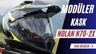 Çok Amaçlı Modüler Kask  Nolan N702x  Kısa Bilgiler 4 [upl. by Inej]