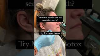 Masseter Botox relaxes muscles  Tips for helping clenching  Headache help  migraine solution [upl. by Idas]