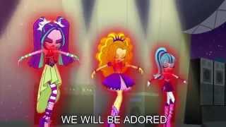 Welcome to the Show With Lyrics  My Little Pony Equestria Girls Rainbow Rocks Song [upl. by Pitchford]