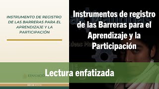 idM Instrumentos de registro de las BAP [upl. by Darach]