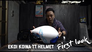 【三鐵裝備系列 】ekoi koina TT Helmet  first look 報告 [upl. by Selokcin473]