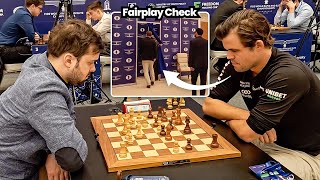 Magnus Carlsen was taken for a Fairplay check after this game  Brilliant Positional Chess [upl. by Terrene]