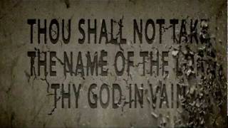 Ten Commandments Carved In Stone  adobe after effects [upl. by Brunhilda]