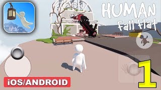 HUMAN FALL FLAT  Android  iOS Gameplay Walkthrough  1 [upl. by Anniroc921]