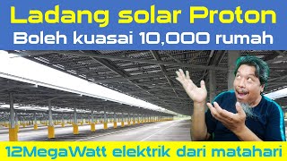 Besar giler ladang solar di Tanjung Malim  Proton mengorak langkah menjani karbon neutral [upl. by Hax]