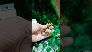 My All jhumkaas from local market under ₹100fashion ytshort shorts jhumkas [upl. by Dorita]