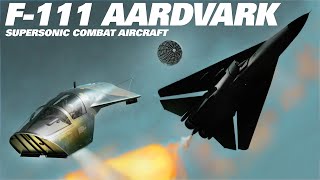 F111 Aardvark General Dynamics supersonic mediumrange multirole combat aircraft Upscaled video [upl. by Eicak]