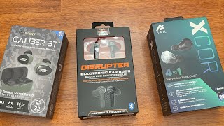 Ultimate Ear Protection Compare AXIL XCOR vs Walker’s Disrupter vs ISOTUNES Sport Caliber [upl. by Akit815]