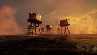 Maunsell Sea Forts  Sunset [upl. by Nadia456]