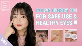 How to Apply Contacts Lenses for Beginners  4 Tips on Finding the Perfect Color Lenses for My Eyes [upl. by Lenahs773]