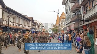 Desfile 7 de setembro em Blumenau [upl. by Naivat]