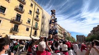 3de6a dels Castellers de París a la Diada Internacional [upl. by Irreg]