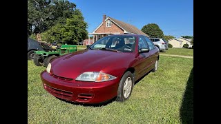 1999 Chevy Cavalier up for Auction [upl. by Josy195]