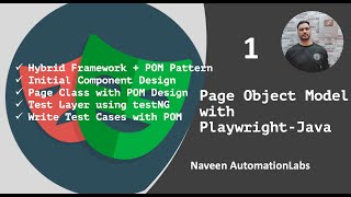 1  Page Object Model with Playwright amp Java [upl. by Oeflein]