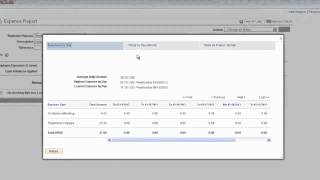 PeopleSoft Expenses 92 User Interface [upl. by Nnayt]