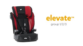 Joie elevate™  Group 123 Booster Seat with 5Point Harness [upl. by Htiaf458]