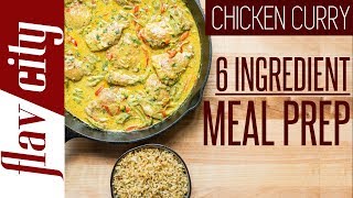 Epic 6 Ingredient Chicken Meal Prep  Easy amp Healthy Recipe for Chicken [upl. by Soalokcin]