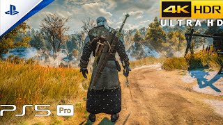 The Witcher 3 PS5 PRO 4K 60FPS HDR Gameplay [upl. by Elset]