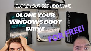 Cloning your HDD SSD NVME for Free Windows Linux Mac OS KEEP ALL FILES no need to reinstall [upl. by Hasseman11]