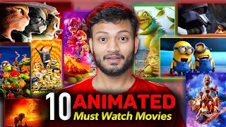 Top 10 Oscar Winning Animated Movies in 2024  Animated Movies  vkexplain [upl. by Eisus138]