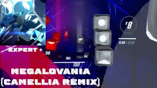 Beat Saber Megalovania Camellia Remix Expert  8403 Mapped by Joshabi and olaf [upl. by Ahon54]