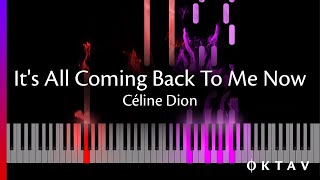 Its All Coming Back to Me Now by Céline Dion  Piano Tutorial [upl. by Reniar422]