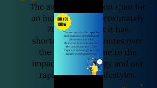 The Science of Attention Span Surprising Psychology facts shorts youtubeshorts attentionspan [upl. by Wilda]