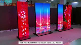 NSE Creative amp Smart Double Sided Digital LED Poster Display [upl. by Aruam]