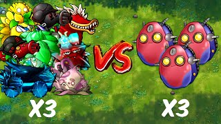 PVZ 1 Fusion Challenge All Fusion Ultimate Plants VS Bowling Zombie Extra  Who Will Win [upl. by Bess442]