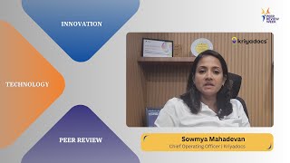 Interplay of Innovation Technology amp Peer Review Insights by Sowmya Mahadevan [upl. by Eityak]