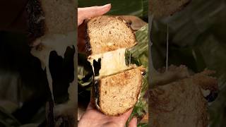 The Worlds First Grilled Cheese Sandwich Cooked Inside Of A Banana Leaf [upl. by Nawat]