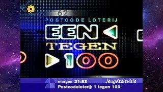 Nederland 2 promo Postcodeloterij 1 tegen 100 23062002 [upl. by Bryce731]