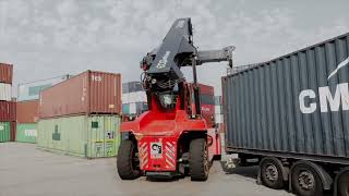 Kalmar Eco Reachstacker  Dirk Krause English subtitles [upl. by Eissat967]