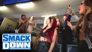 Jade Cargill amp Bianca Belair confront Damage CTRL SmackDown highlights April 19 2024 [upl. by Eppesiug]