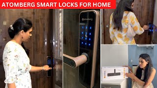 Smart Lock For My HOME  Atomberg Azhero Smart Lock Review [upl. by Assiren491]