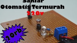 Saklar otomatis menggunakan sensor cahaya LDR [upl. by Assed]