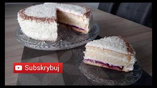 🎂 Jak zrobić prosty tort z bitą śmietaną i mascarpone 🎂 [upl. by Aniv]