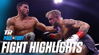 Tommy Fury Upsets Jake Paul By Split Decision  FIGHT HIGHLIGHTS [upl. by Nahtaneoj]