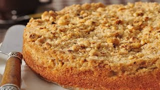 Apple Streusel Cake Recipe Demonstration  Joyofbakingcom [upl. by Rida707]