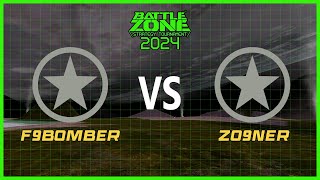 Battlezone 98 REDUX  2024 Tournament  F9bomber vs Zo9ner  Oasis [upl. by Phelia474]