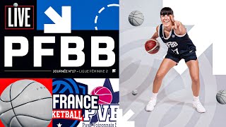 LIVE Pôle France BasketBall Ligue Féminine 2 PFBB 🆚 Pays Voironnais Basket Club [upl. by Eiger]