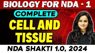 NDA Biology  Cell And Tissue  NDA 1 2024  Defence Wallah [upl. by Rratsal]