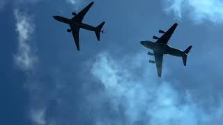 Baylor Football Homecoming Flyover Oklahoma State Game 2024 [upl. by Rahal]