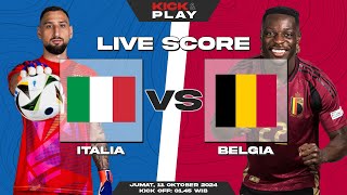 🔴 Italia vs Belgia  UEFA Nations League  LIVE SCORE [upl. by Podvin823]