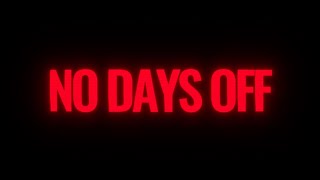 Big Broc  No Days Off Official Lyric Video [upl. by Everara]