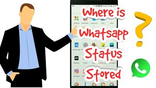 Where is Whatsapp Status Stored [upl. by Dorehs288]